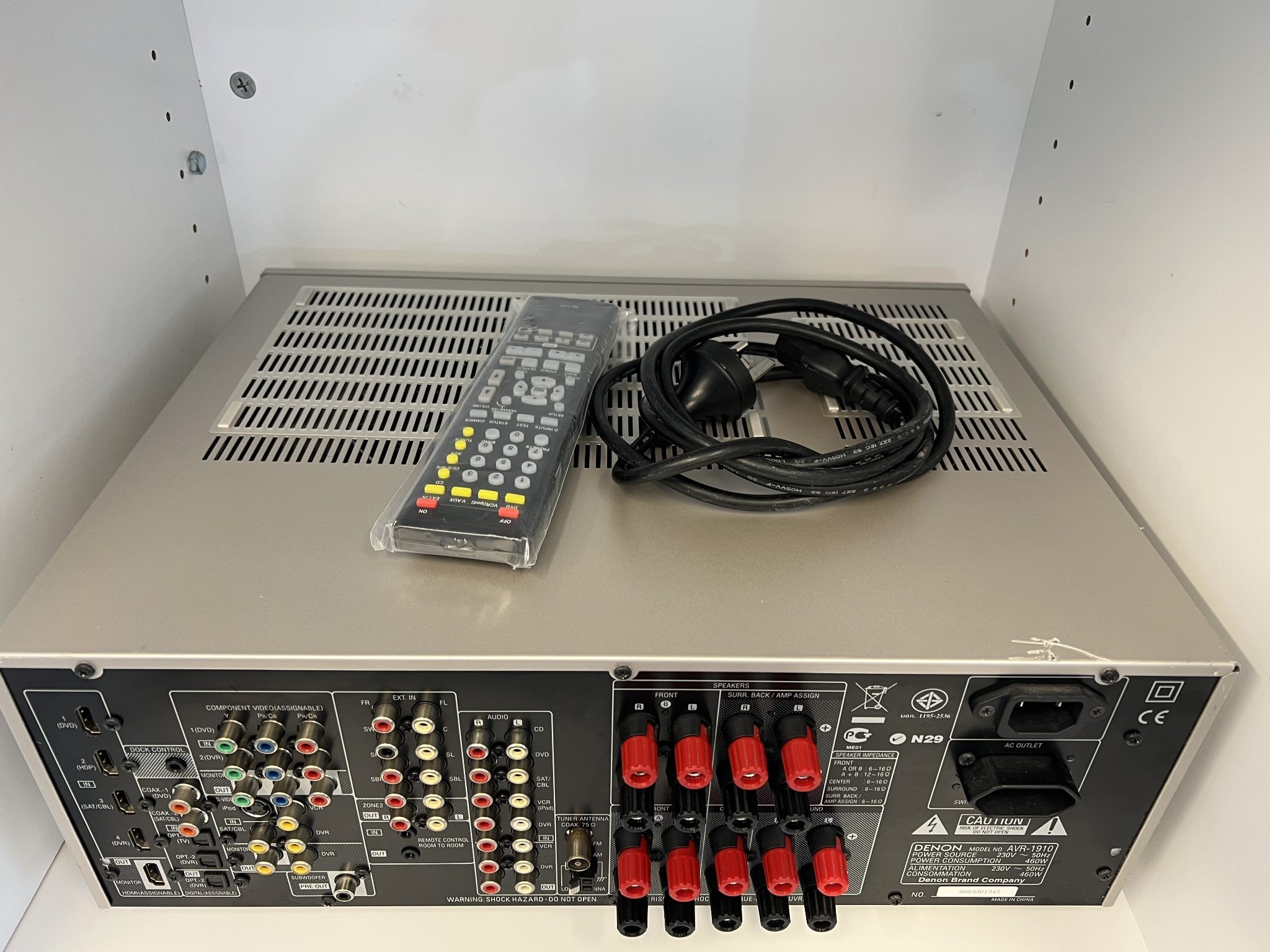 Denon AVR-1910 Audio Video Surround Receiver (2009-10)