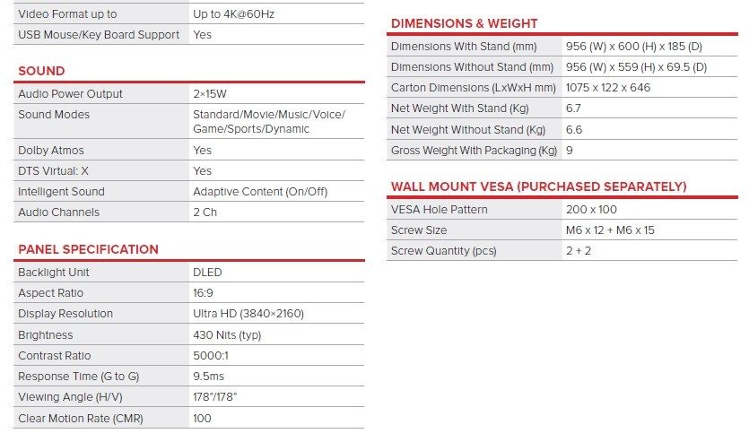 TCL QLED 4K Google TV - 43C655