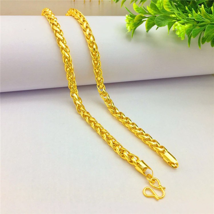 Thailand Sand Gold 14K Necklace