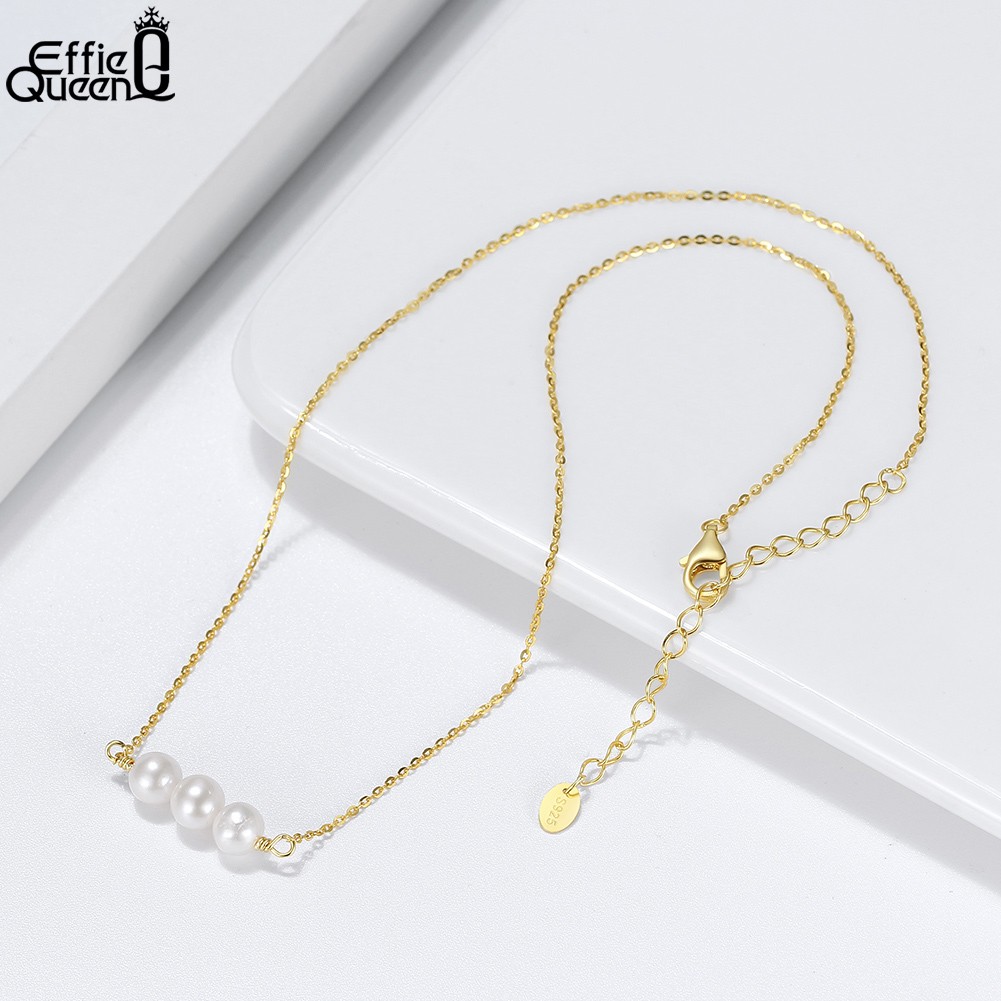 EFFIE QUEEN 14K Gold Plated Baroque Pearl Pendant Necklace