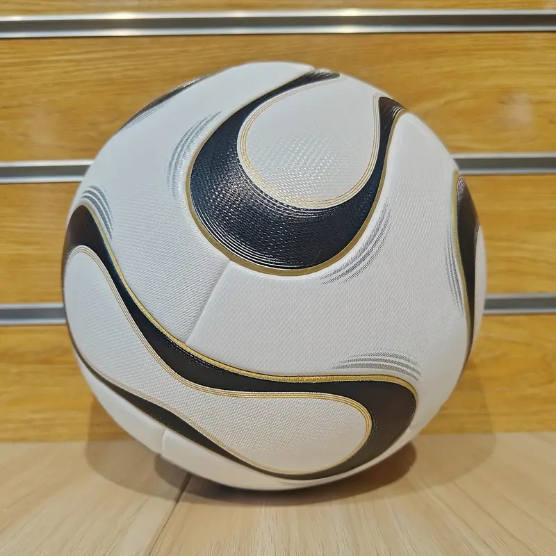 Premium Pu Leather Soccer Ball - Seamless, High-Elasticity & Durable For Adult Training And Competitions, Size 5