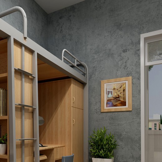 Retro Self-adhesive Wallpaper Cement Color Sticker Net Red Wall