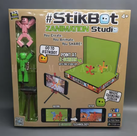Stikbot Sucker Robot Stickman Animal Photography Puppet Multi-style Can Choose Boy Gift Toy