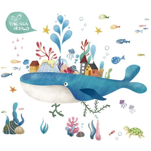 Bedside Wall Stickers Self-adhesive Living Room Creative Wallpaper