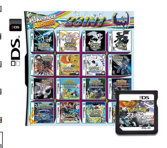 482 in 1 Card Compilation DS NDS 3DS 3DS NDSL Game Cartridge Card Video Game Handheld Player (R4 card)