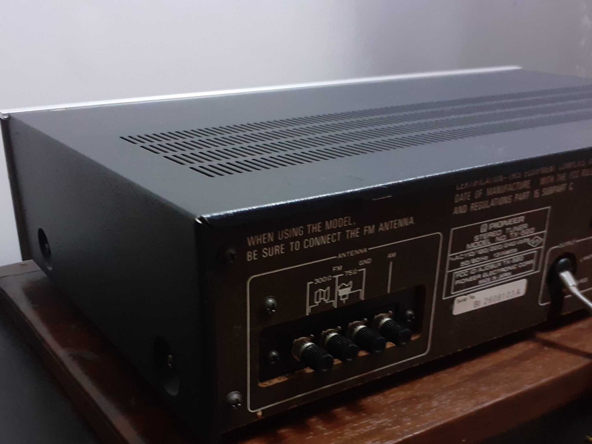 Pioneer Stereo Tuner TX-520 (1981-82)