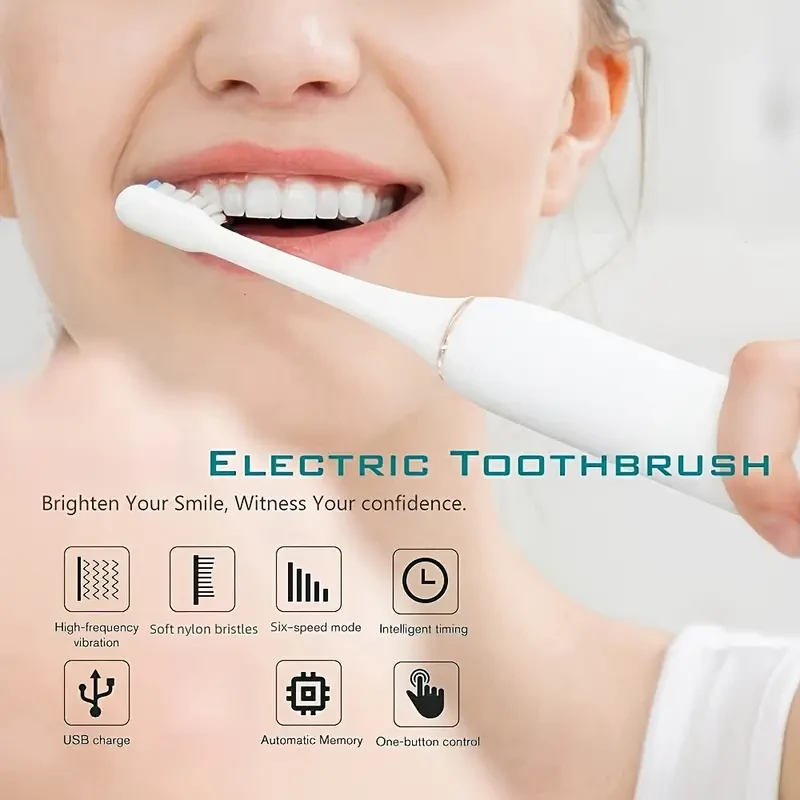 Sonic Electric Toothbrush with 6 Modes - 42,000 VPM