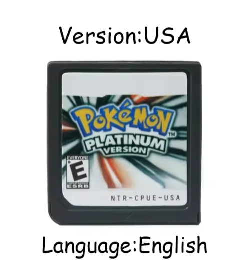 Pokemon Series DS Game Cartridge Video Game Console Card Platinum Pearl Diamond HeartGold SoulSilver Multilingual for NDS 3DS