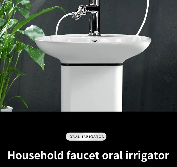 Water Faucet Tooth Brush Water Floss Dental Cleaner