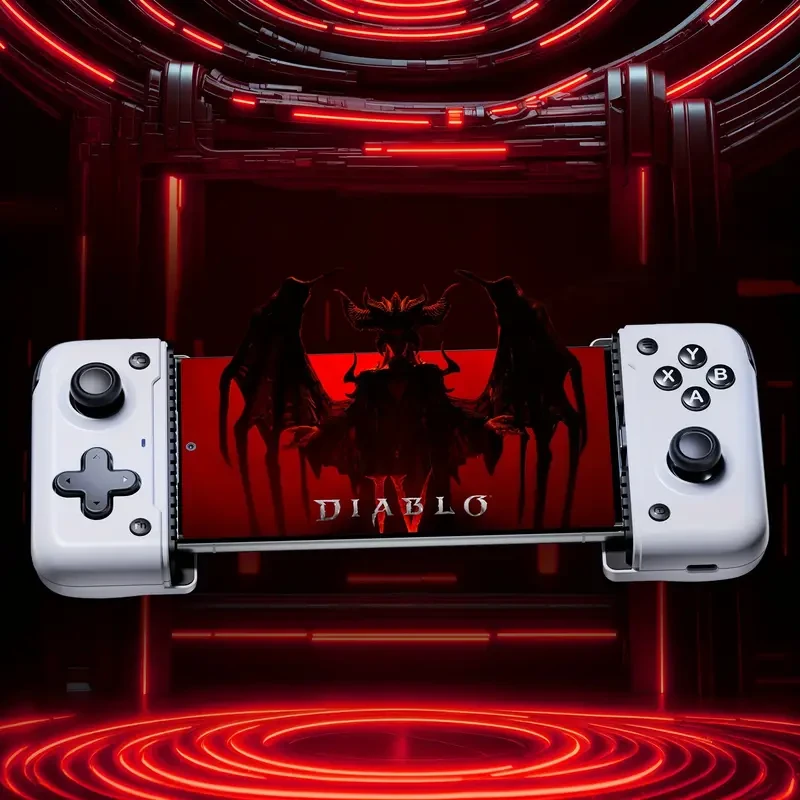 1pc EasySMX M05 Wireless Game Controller, Dual-Mode Joystick, 500Hz Adjustable Response, Compatible with Android & iOS, Turbo, Macro