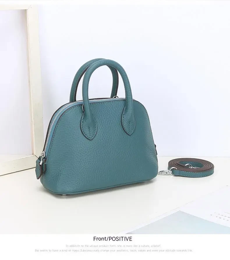 Women's Crossbody Genuine Leather Simple Shoulder Bag