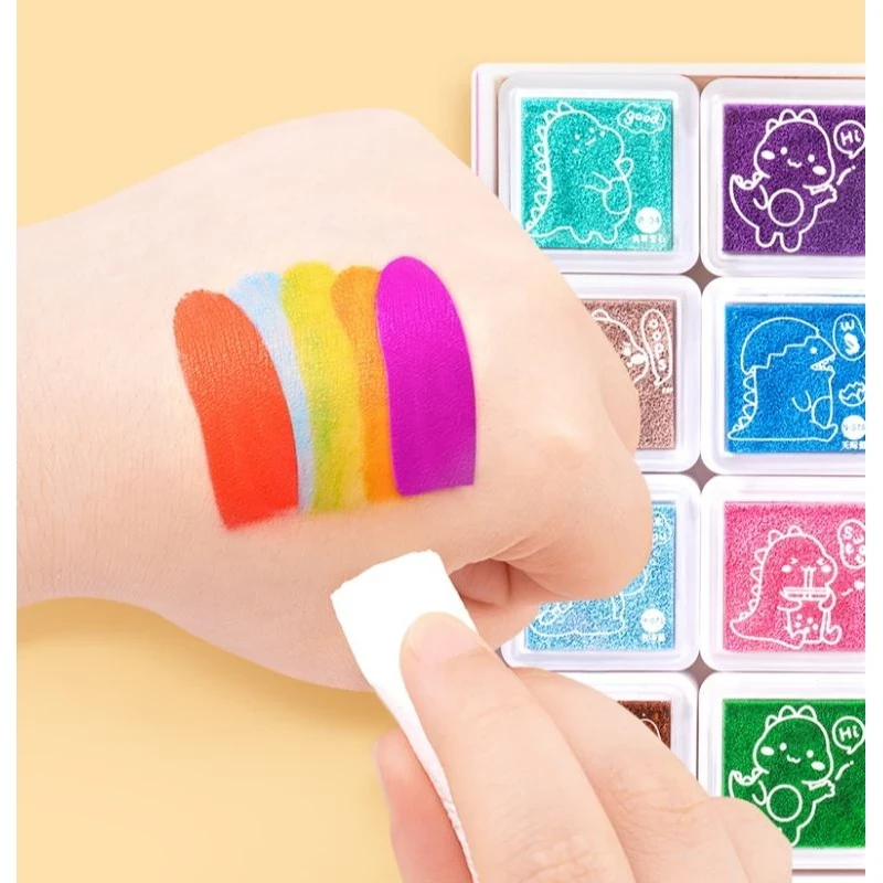 Educational Toys for Children Finger Painting Set Coloring with Montessory Fingers