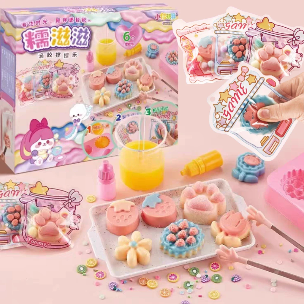 DIY Mini Handmade Food Play Educational Toys for Children to Make Food