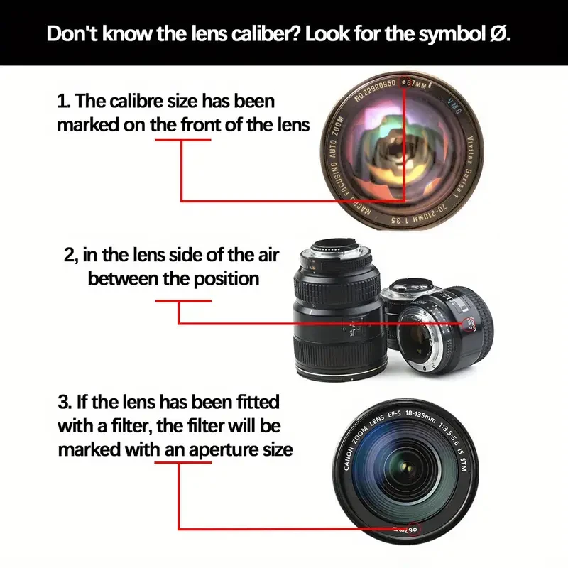 Camera Lens Protector Caps -