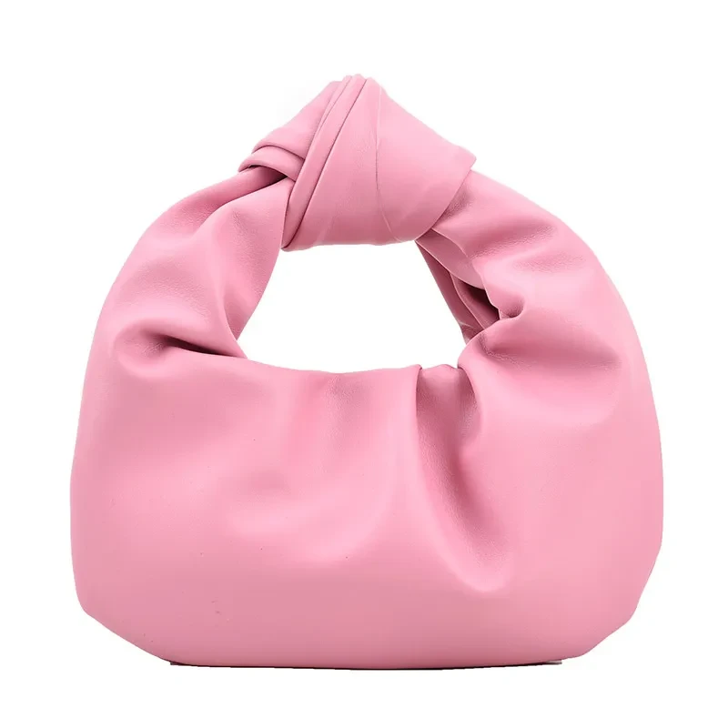 Western Style Crossbody Portable Pleated Cloud Bag For Women