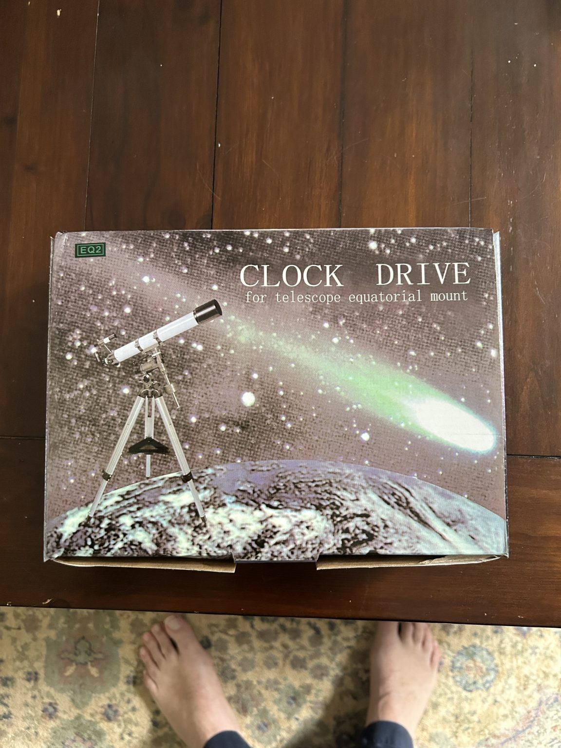 Saxon 1309-EQ2 Velocity Reflector Telescope with Motor Drive - never used