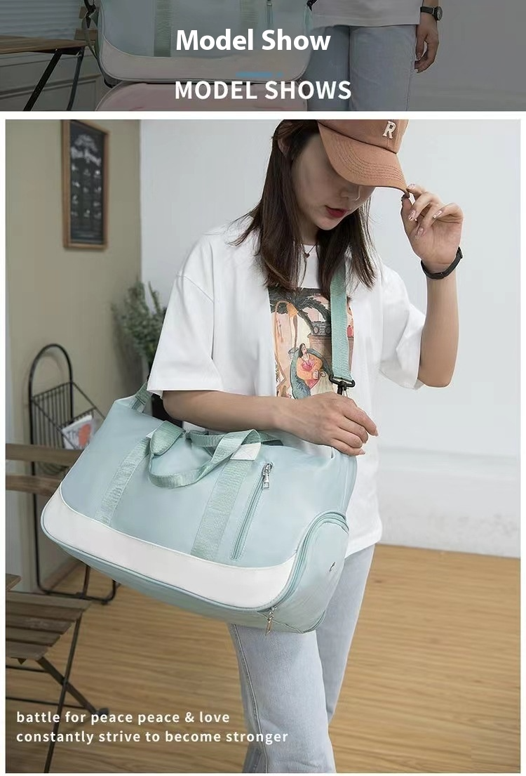 Multi-functional One-shoulder Crossbody Yoga Coverable Handle Short Trip Bag