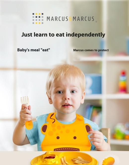 Silicone Baby Eating Bib Three-dimensional