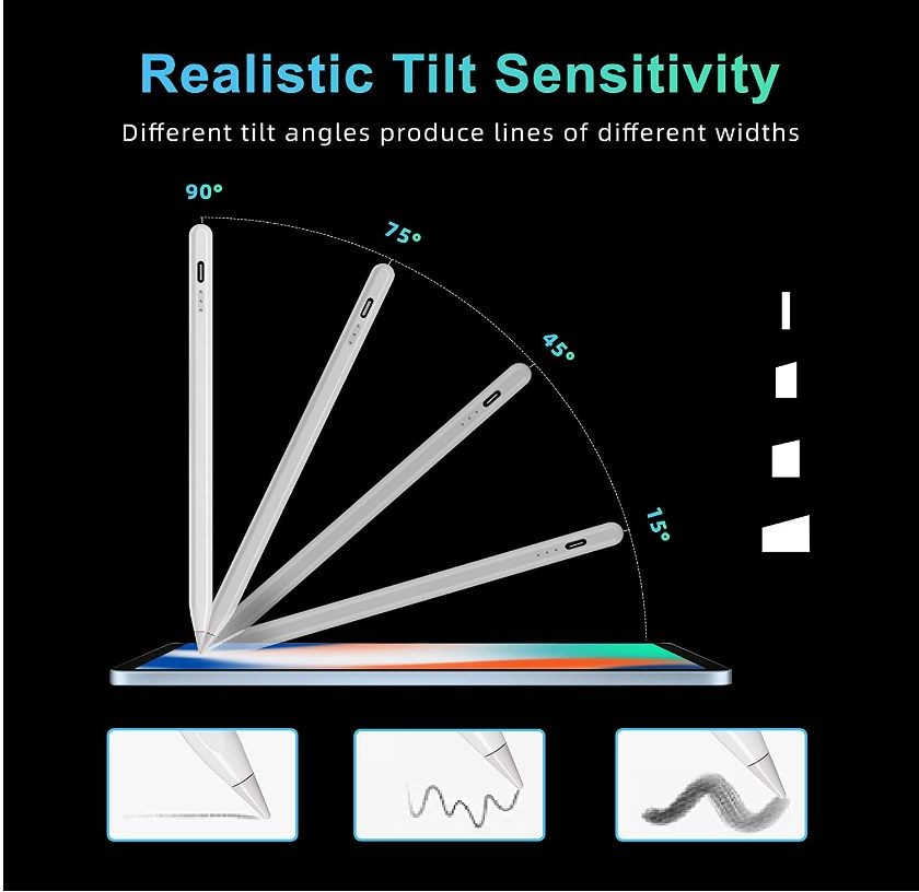 Stylus Pen for iPad (2018-2022), Pencil 2nd Generation with Magnetic