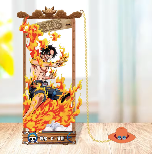 One Piece Metal Bookmarks with Cartoon Characters, Anime Accessories for True Fans
