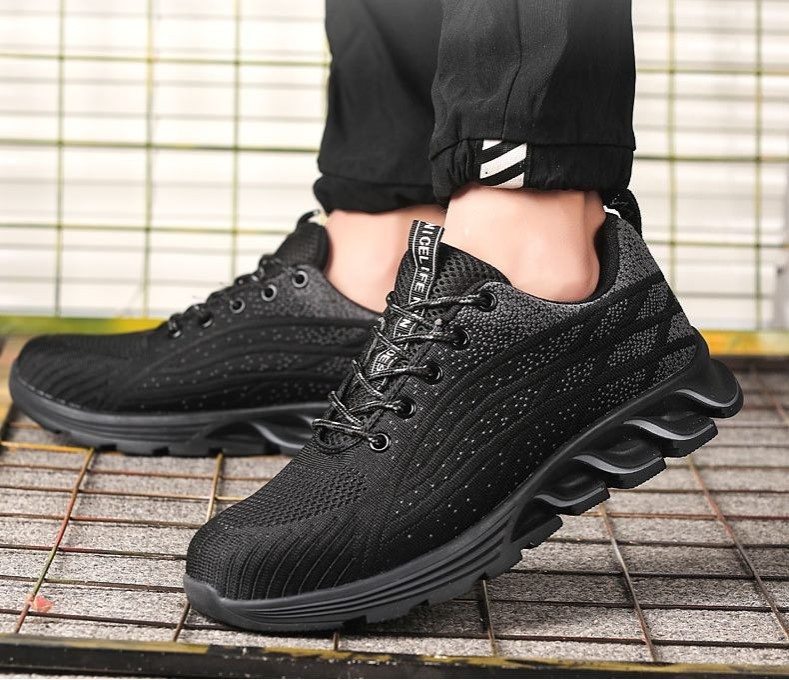 Women Steel Toe Work Shoes Anti Piercing Lightweight Sneakers Hiking Size 8 - 12