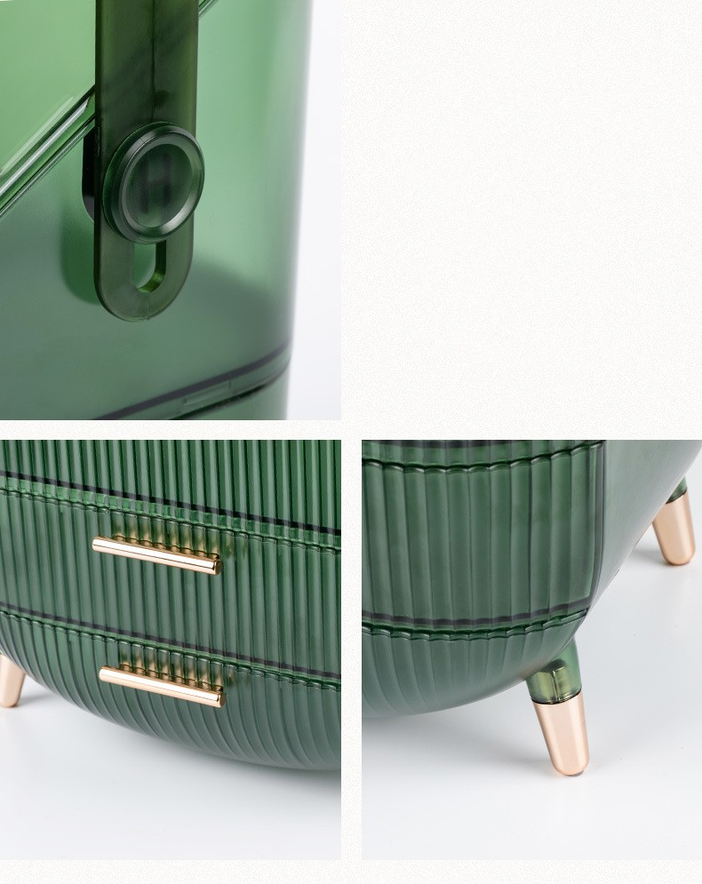 Large Capacity Desktop Dustproof See-through Cosmetics Storage Box