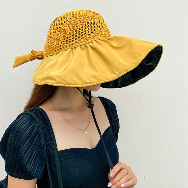 Sun Hats Wide Brim Bucket Outdoor Fishing Hiking Cap UV Protection 3 Colours