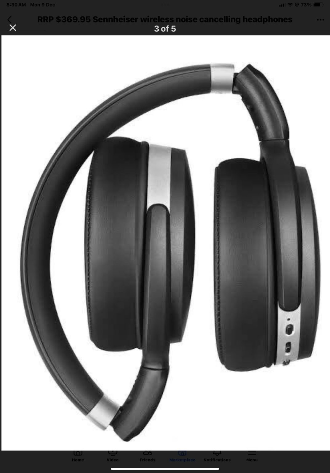 SENNHEISER HD Noise Cancelling Wireless Headphones Retail: $369.95 AFTERPAY