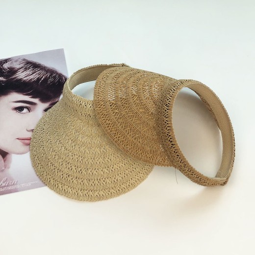 Lace Straw Hat Hollow Headband Hat Sunshade