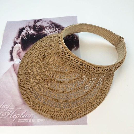 Lace Straw Hat Hollow Headband Hat Sunshade
