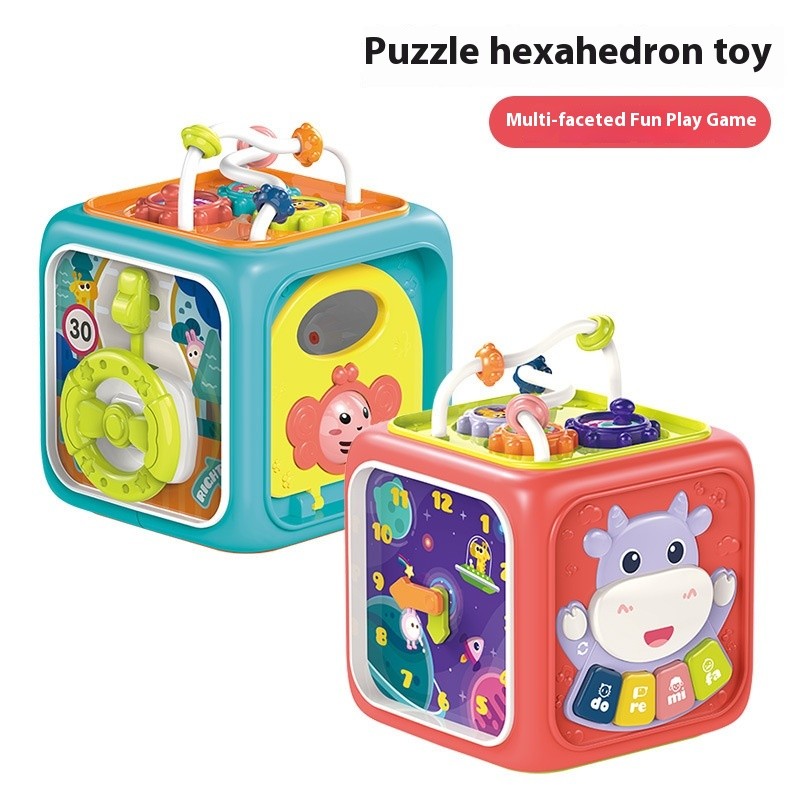 Baby Music Drum Hexahedron Toy