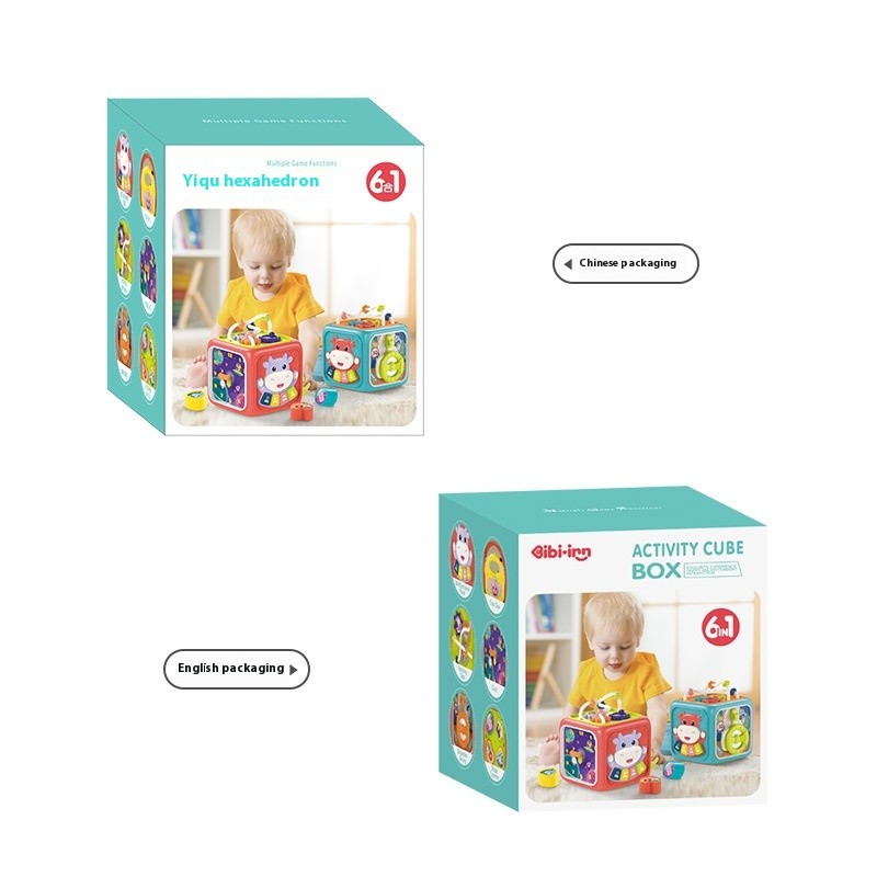 Baby Music Drum Hexahedron Toy