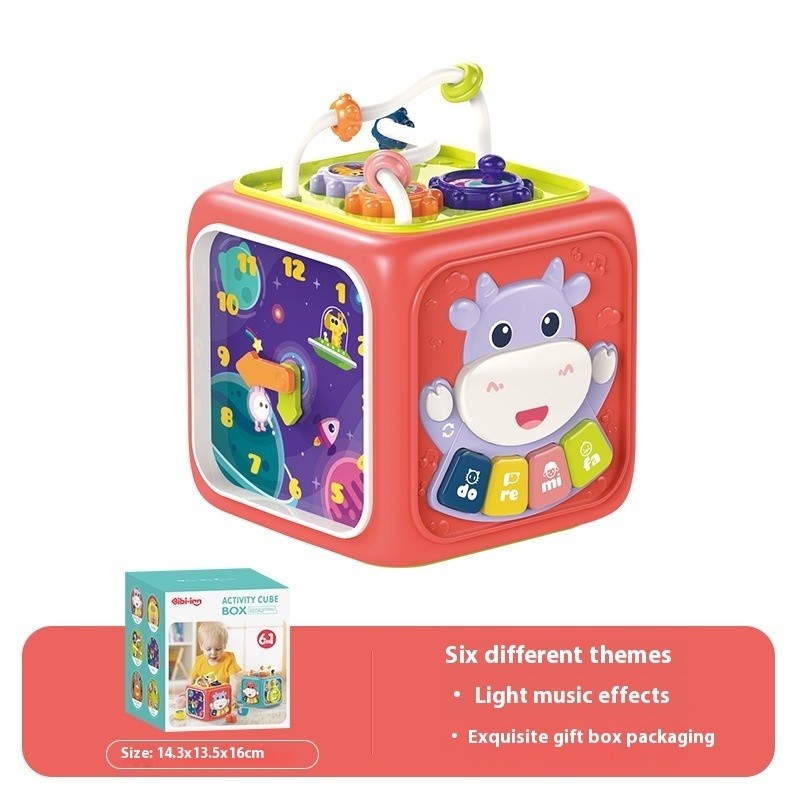 Baby Music Drum Hexahedron Toy