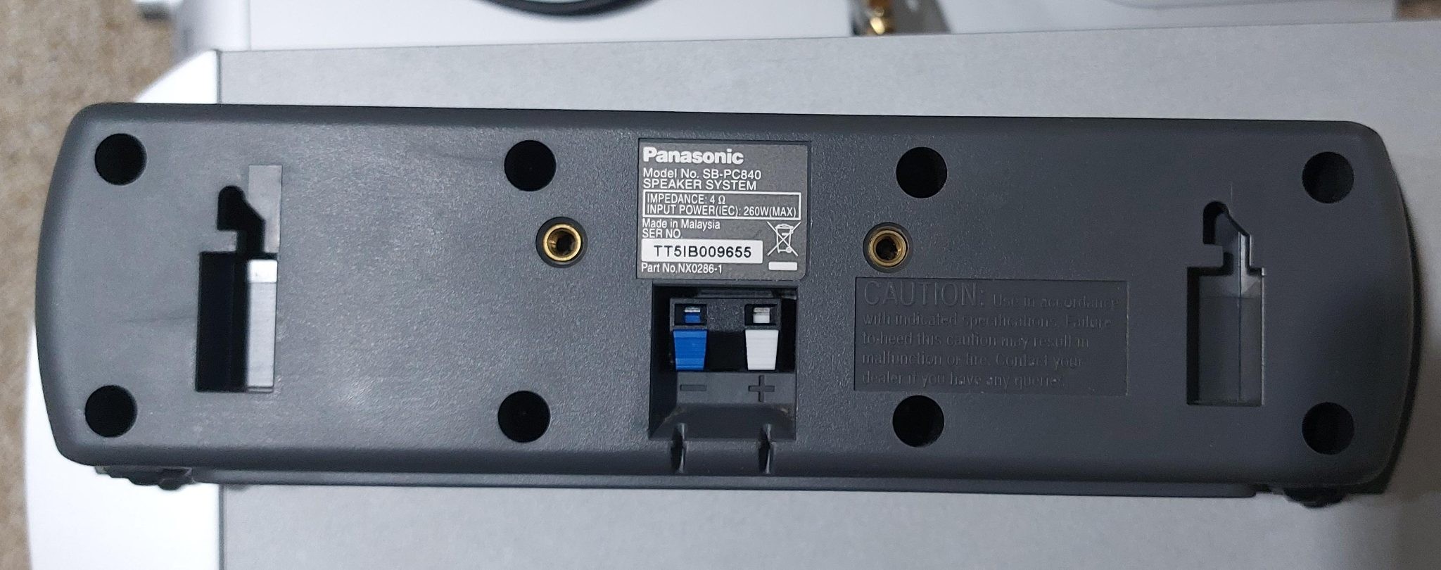 Panasonic DVD Home Theater Sound System Model SC-HT840