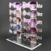10 Pair Acrylic Sunglases Glasses Retail Shop Display Unit Stand Holder