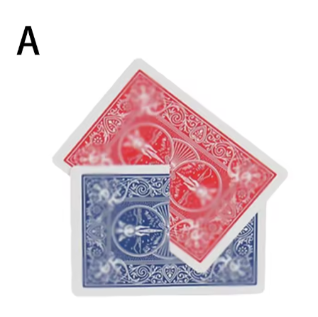 Cut & Restored Card Card Thru Card Magic Tricks Cross Hallucination Intersection Gimmick Card Magic Props Illusions Street Magic