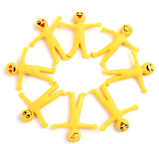 8-20pcs Funny Little Man Squishy Fidget Toys Antistress Adult Children Rising Stress Relief Squeeze Toys Kids Charisma Gift Toys