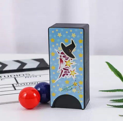 New Funny Gadgets Kids Toys Changeable Magic Box Turning The Red Into The Blue Ball Props Tricks Classic Magic Tricks
