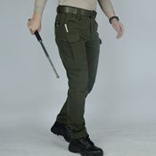 Men's Tactical Pants Water Resistant Flex Ripstop Cargo Pants Lightweight Hiking