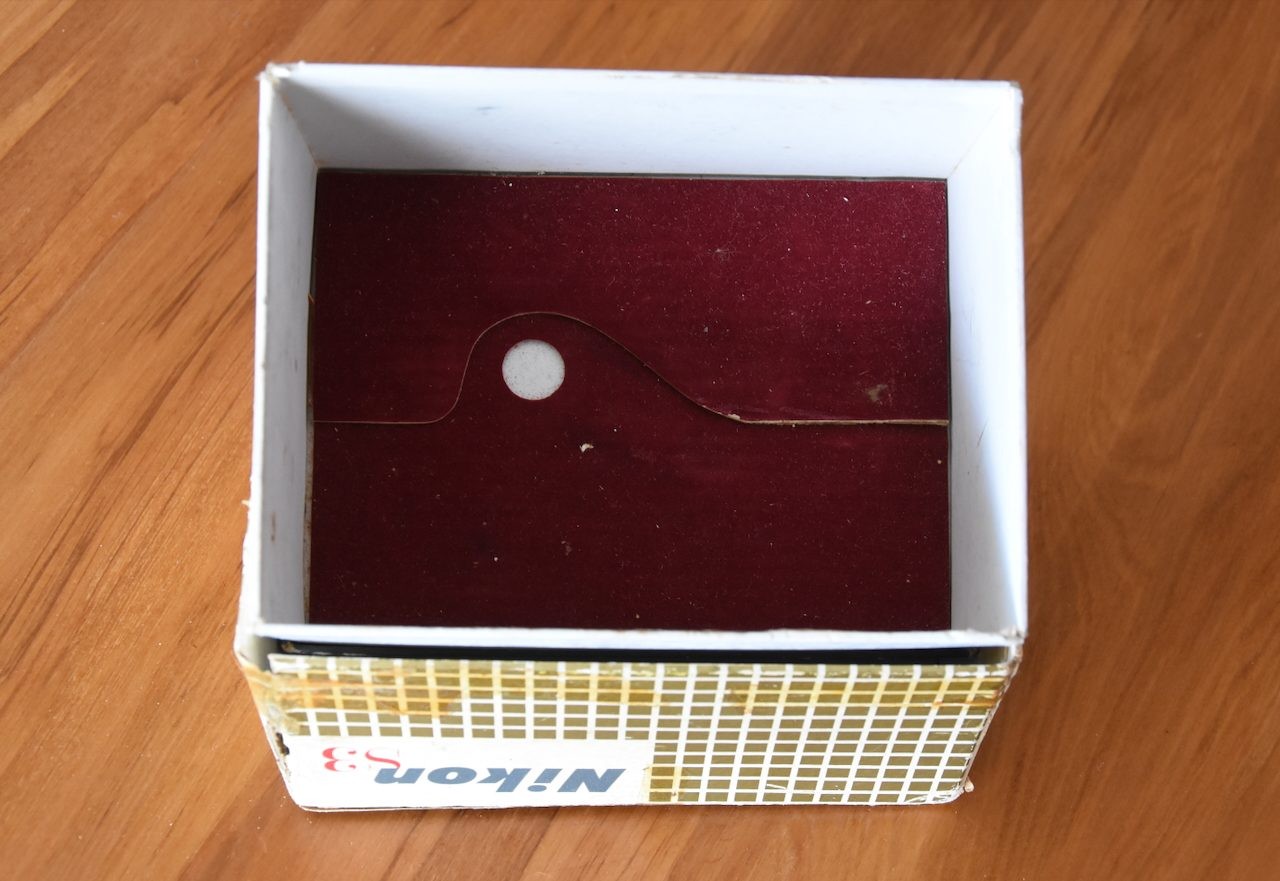 Original Nikon S3 Rangefinder Camera - Box Only from 1950's. Complete.