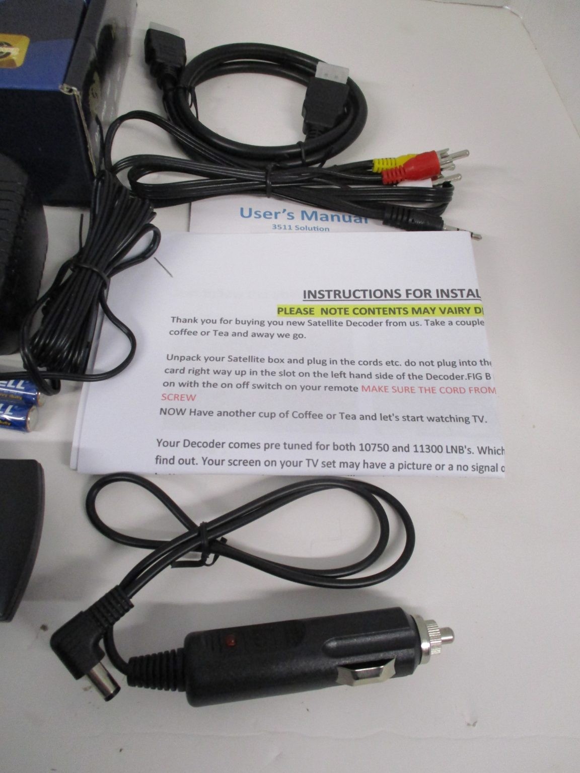 SKY /Free View Satellite decoder 12V / 240V Openbox Latest Model