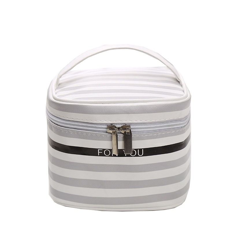 Pu Print Portable Cosmetic Bag Polka Dot Wash