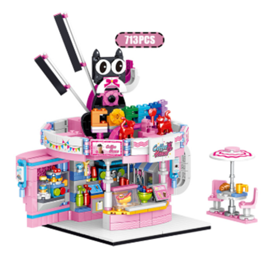 Burger Fruit Girl Assembled Toy Gift