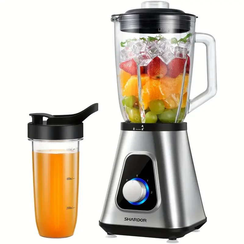 SHARDOR 1200W Professional Countertop Blender - Versatile Kitchen Essential