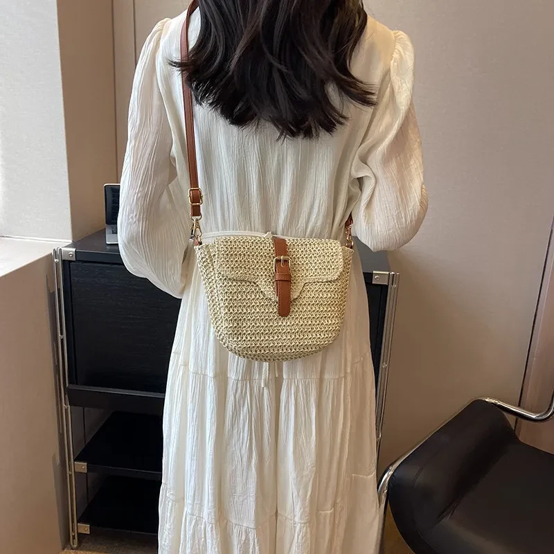 Minority Simple Summer Beach Vacation Leisure Saddle Bag