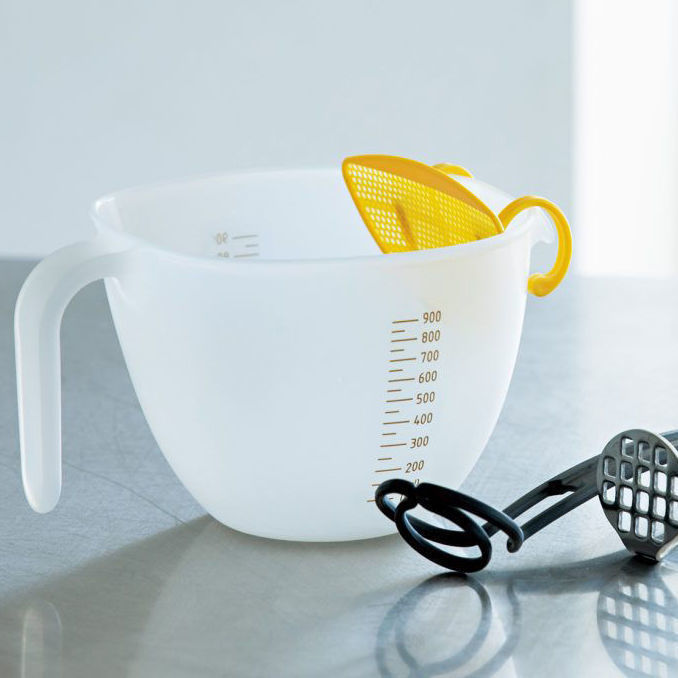 Large Capacity Graduated Measuring Cup For Beating Eggs Egg Liquid Filtering Egg Foam Baking Bowl Mixing Bowl Kitchen Household