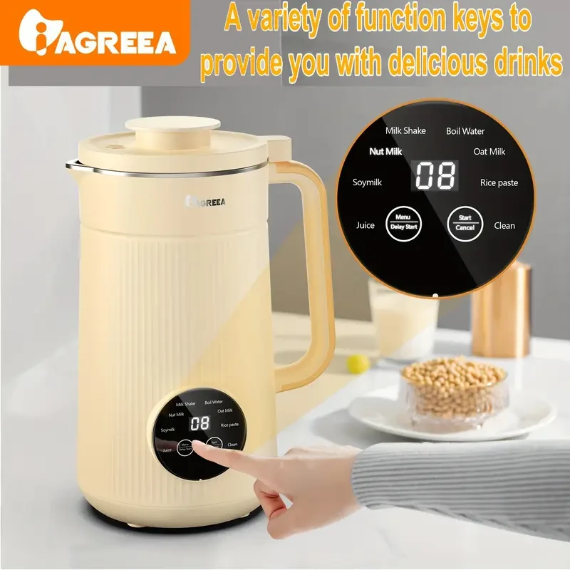 IAGREEA 34oz Soy Milk and Nut Milk Maker - Heavy Duty Blender