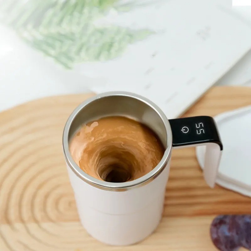 USB Rechargeable Electric Coffee Mug - Automatic Magnetic Cup