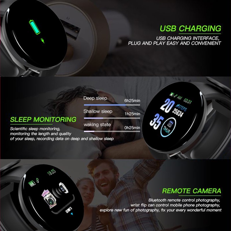 D18 Smart Watch: The All-in-One Fitness and Lifestyle Companion