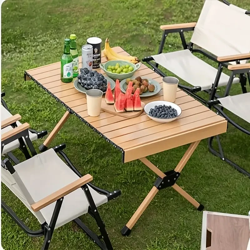 Compact Aluminum Alloy Folding Table